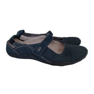Clarks Collection Mary Jane Flats Soft Cushion Haley Luna Womens 9